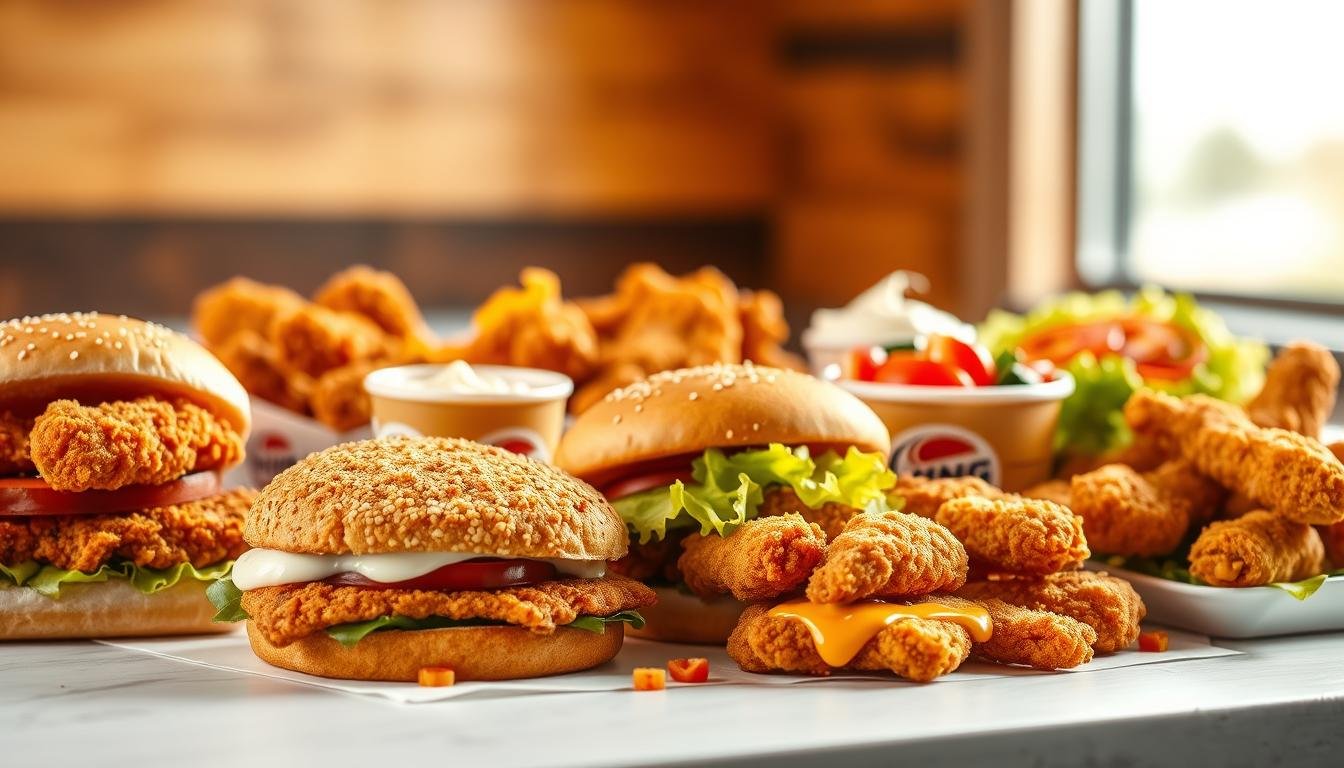 burger king chicken menu