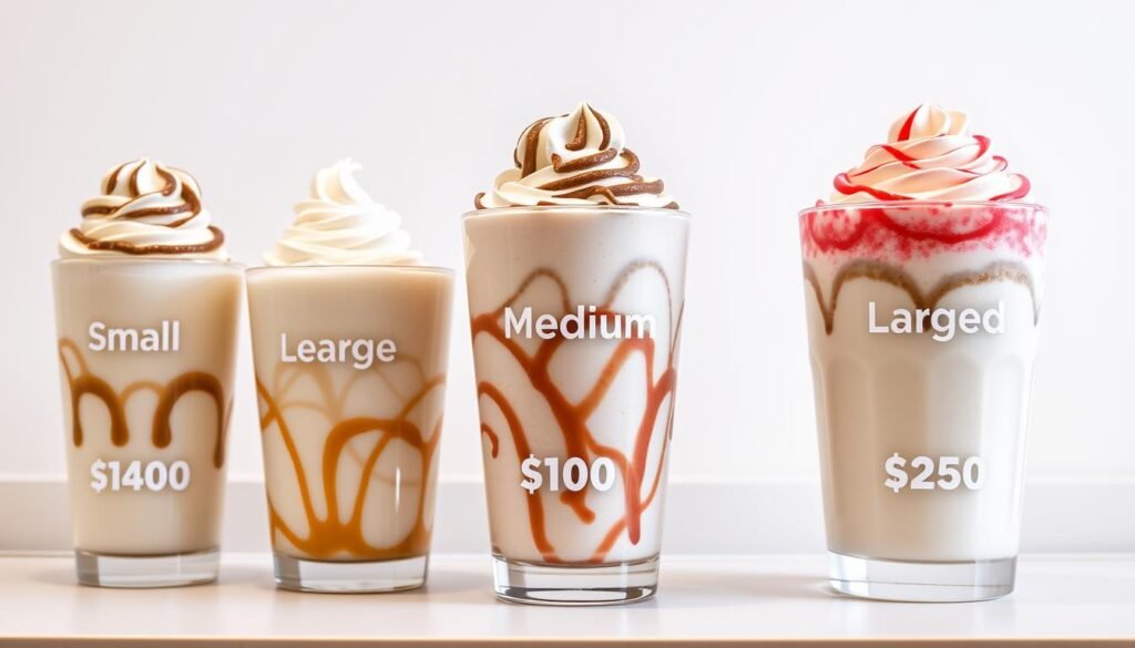 burger king shake prices