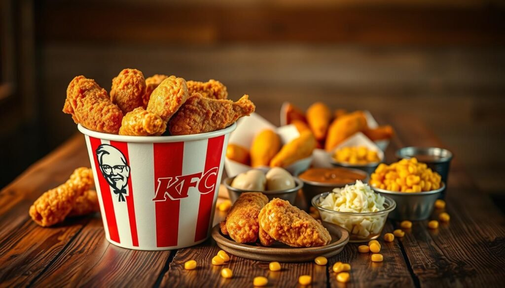 kfc bucket of chicken