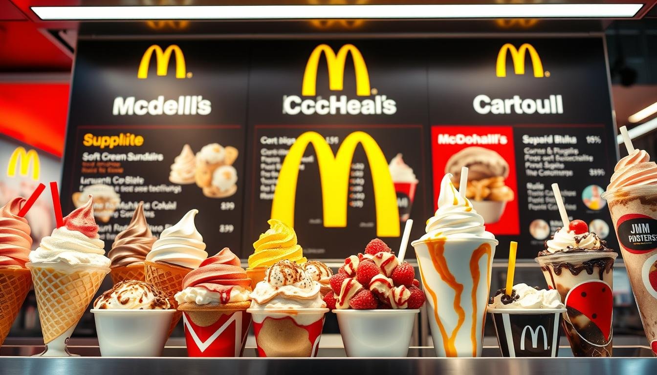 mcdonald's ice cream menu