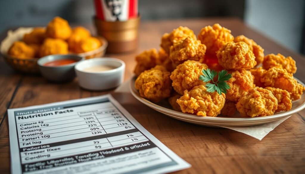 popcorn chicken nutrition